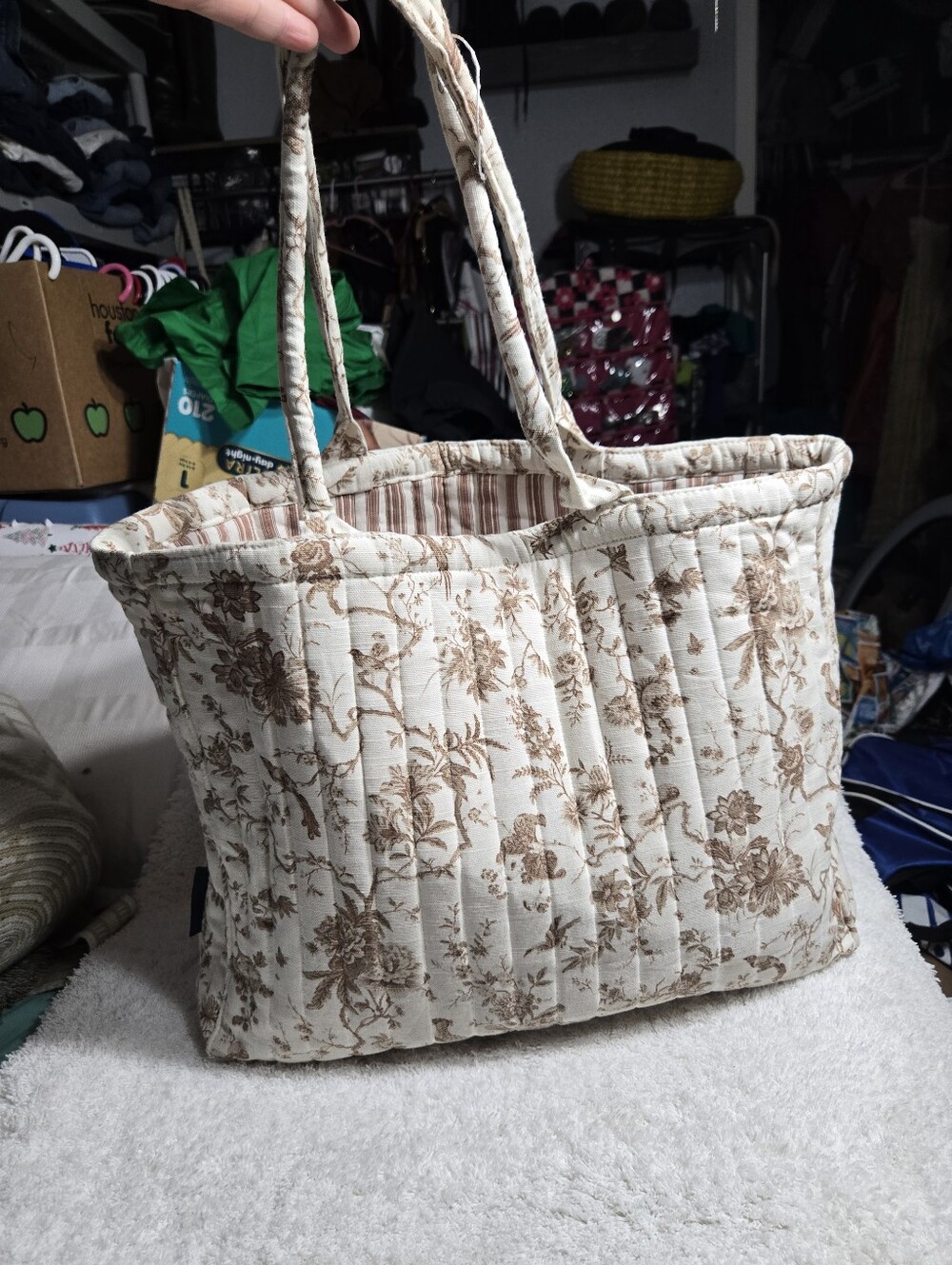 Sanderson Women's Cotton Tote Floral Design